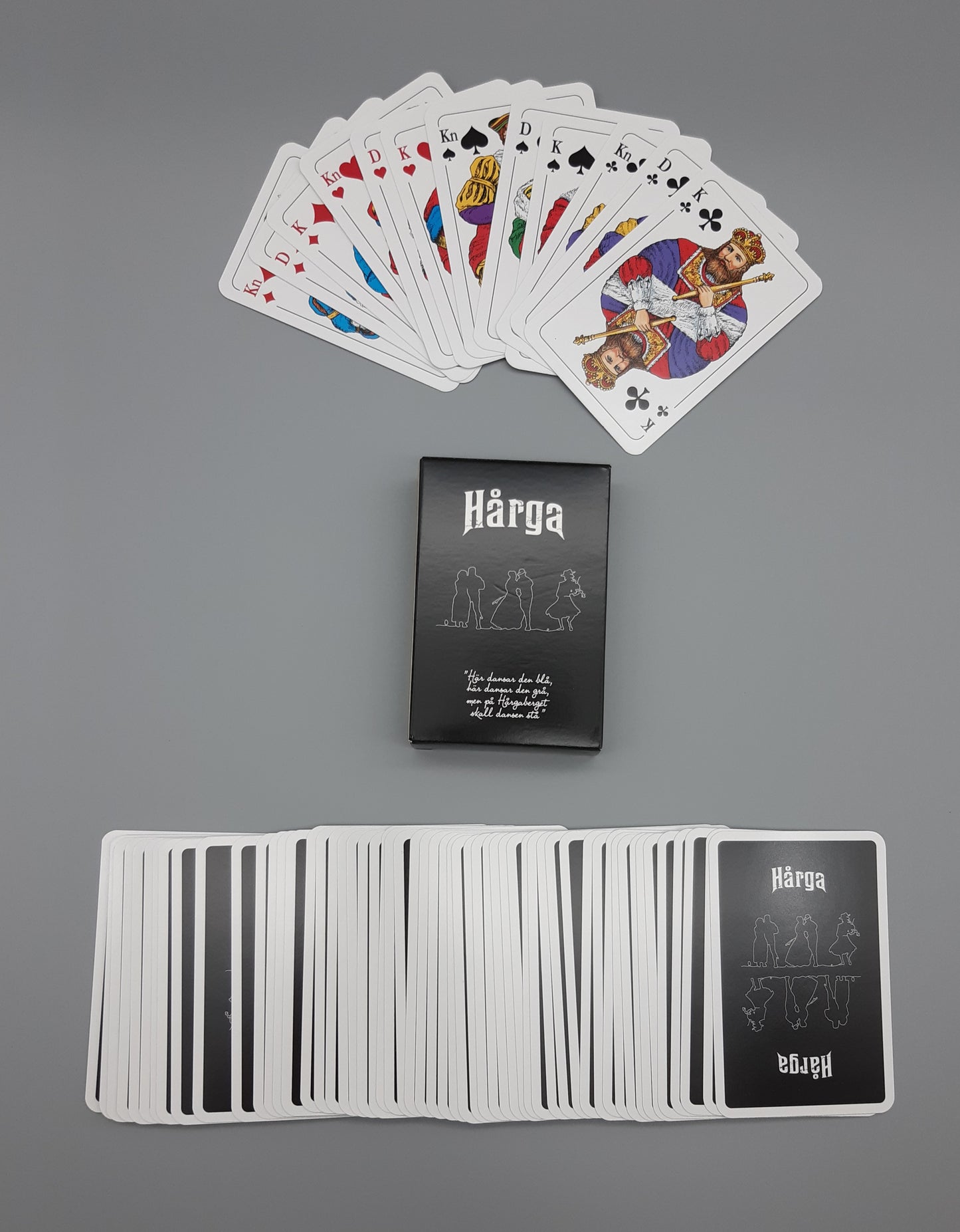 Kortlek med hälsingetema